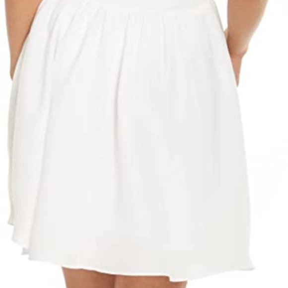 FOROLAV Sleeveless Ruffle Shoulder Smocked \Back Mini Dress - NEW WITH TAG! - Picture 9 of 16